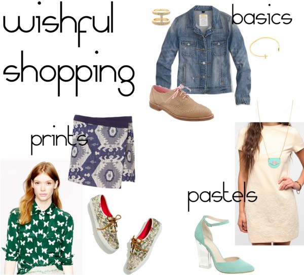 lent link up: wishful shopping