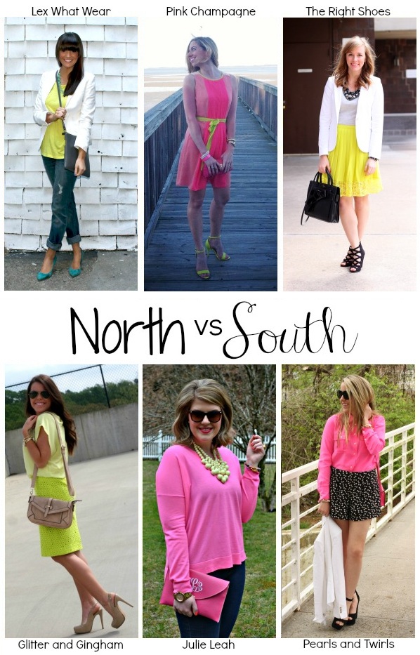 North vs. South: Pastels vs. Neon