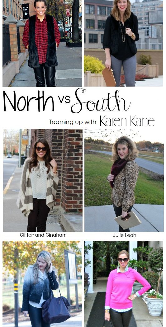 North vs. South: Suede & Leather