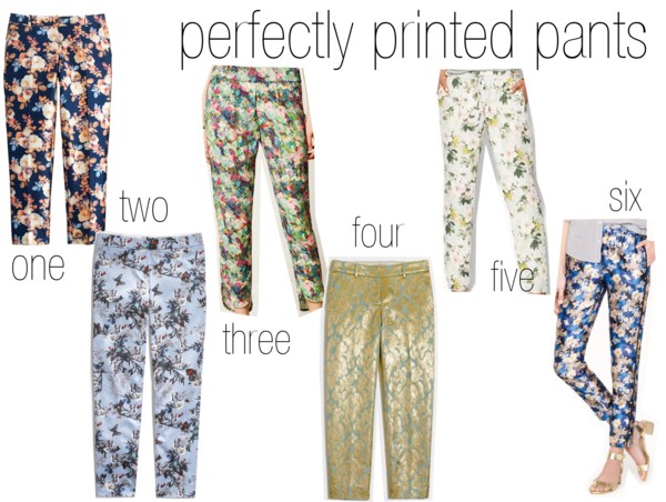 spring fling: perfectly printed pants