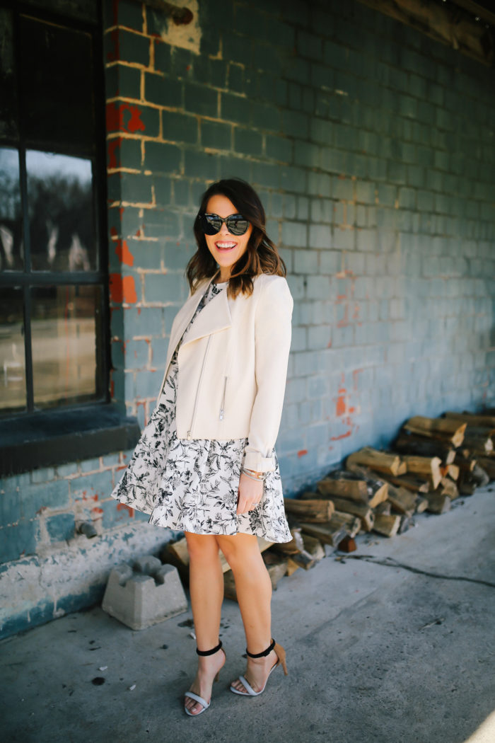 black & white dress - Glitter & Gingham