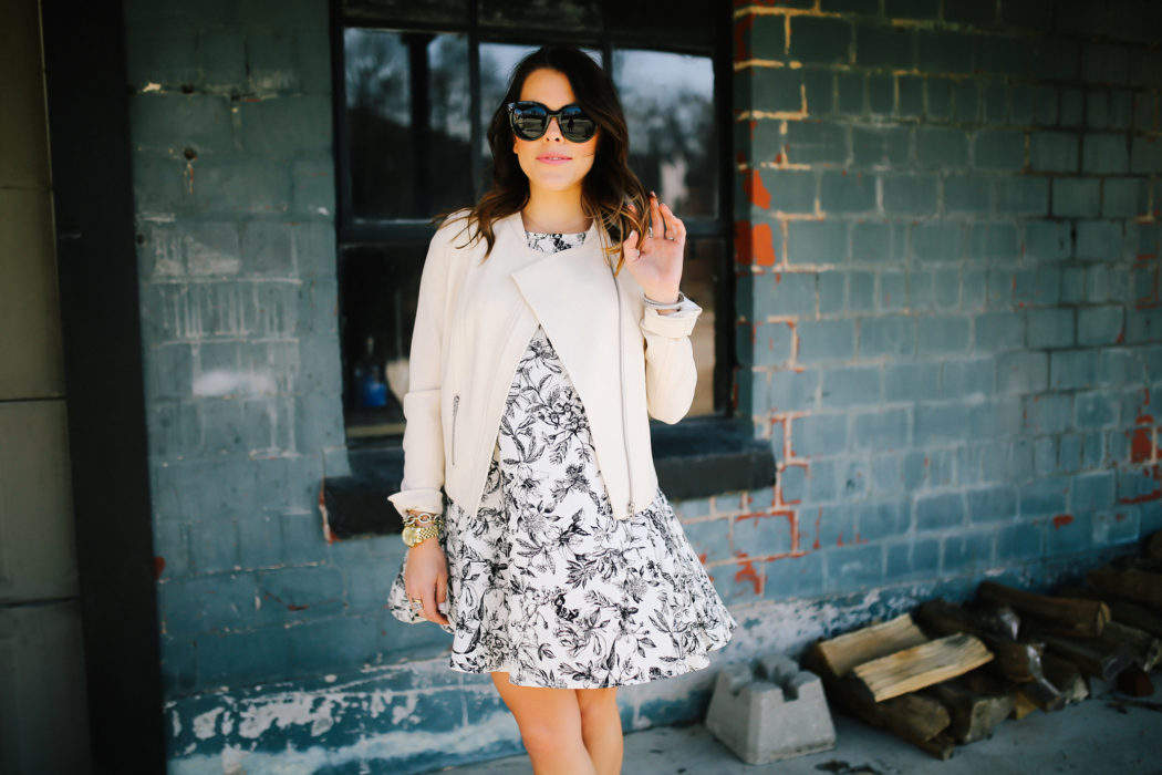 black & white dress - Glitter & Gingham