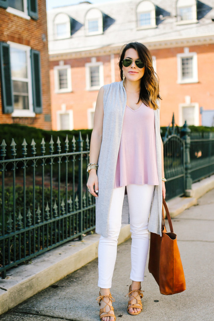 white jeans for spring