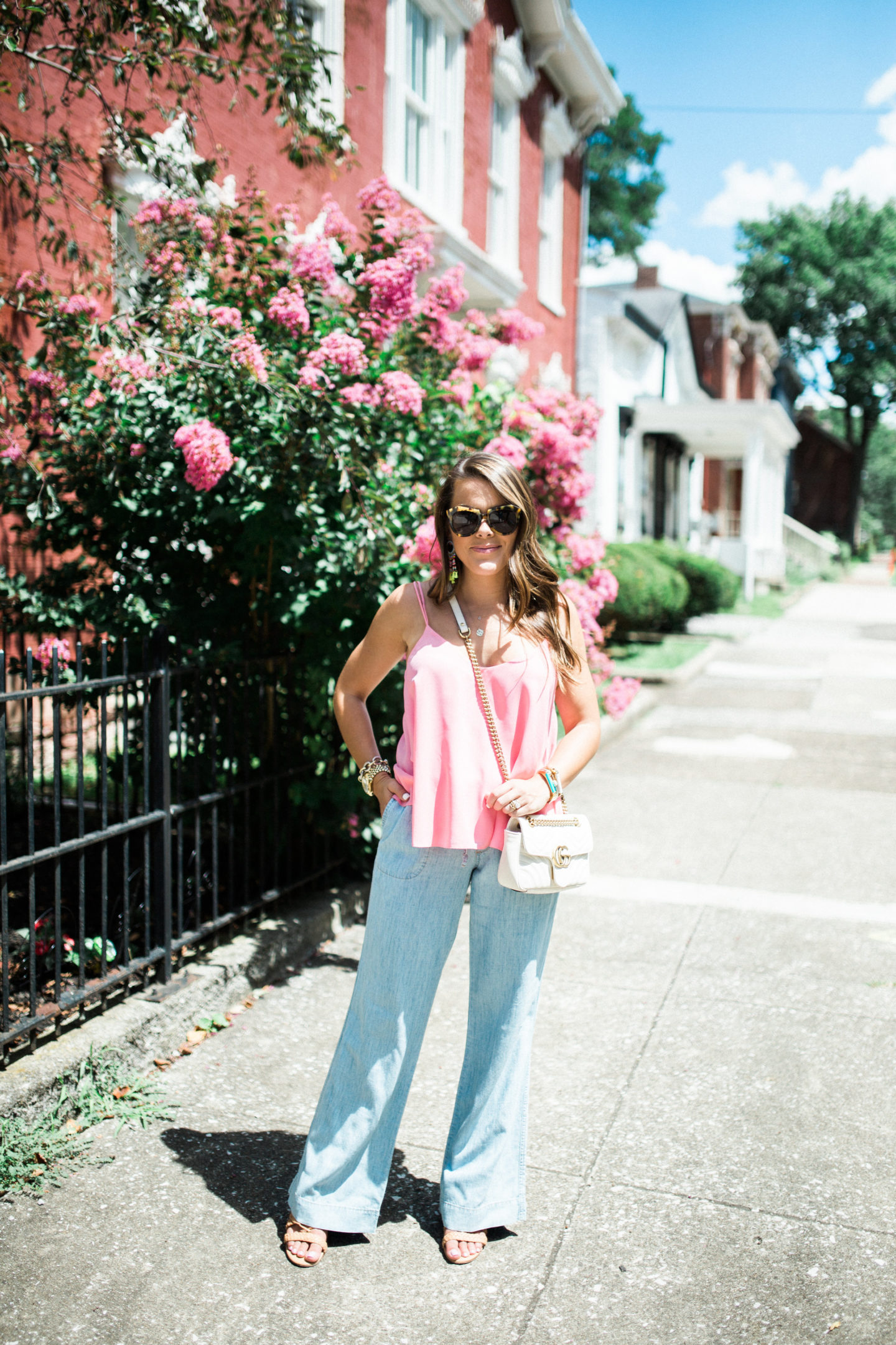 chambray pants, please - Glitter & Gingham