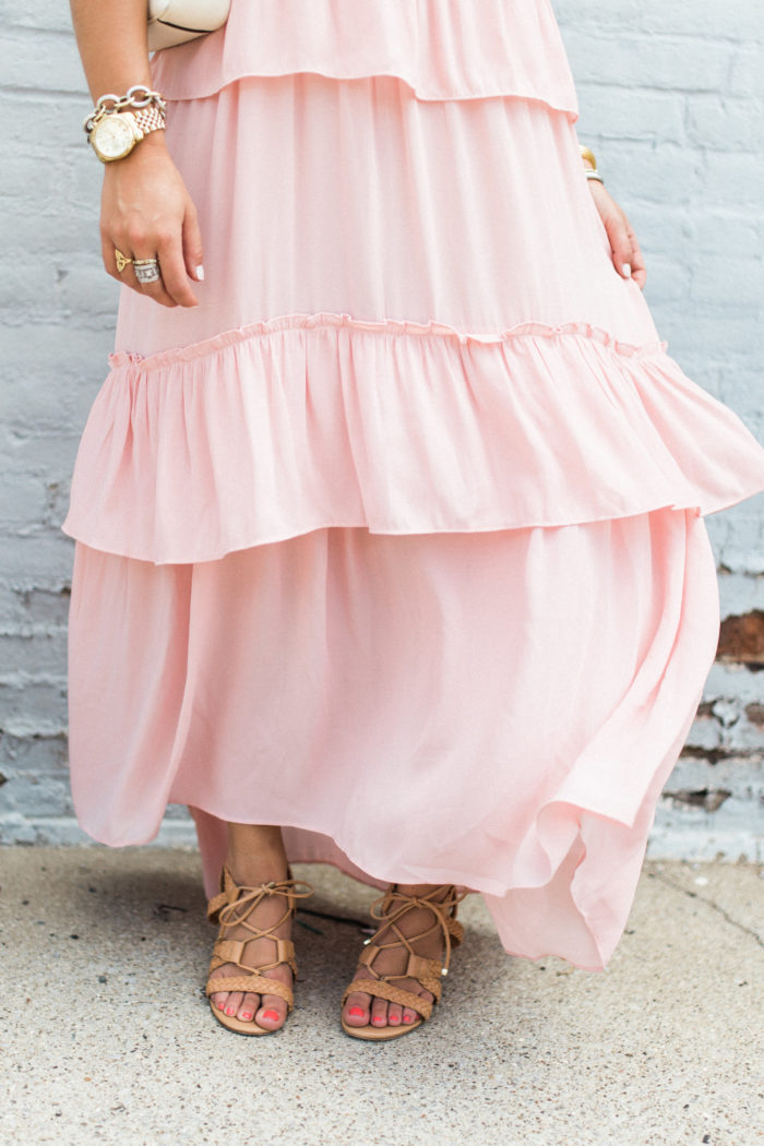 pretty pink maxi