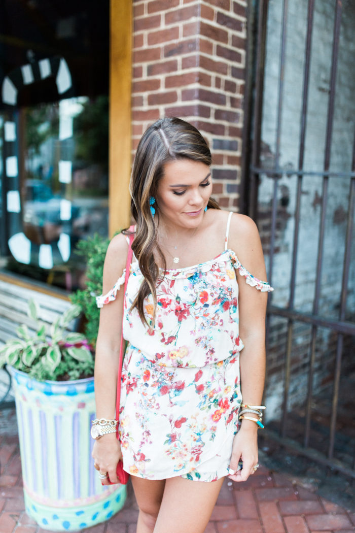 fun floral romper