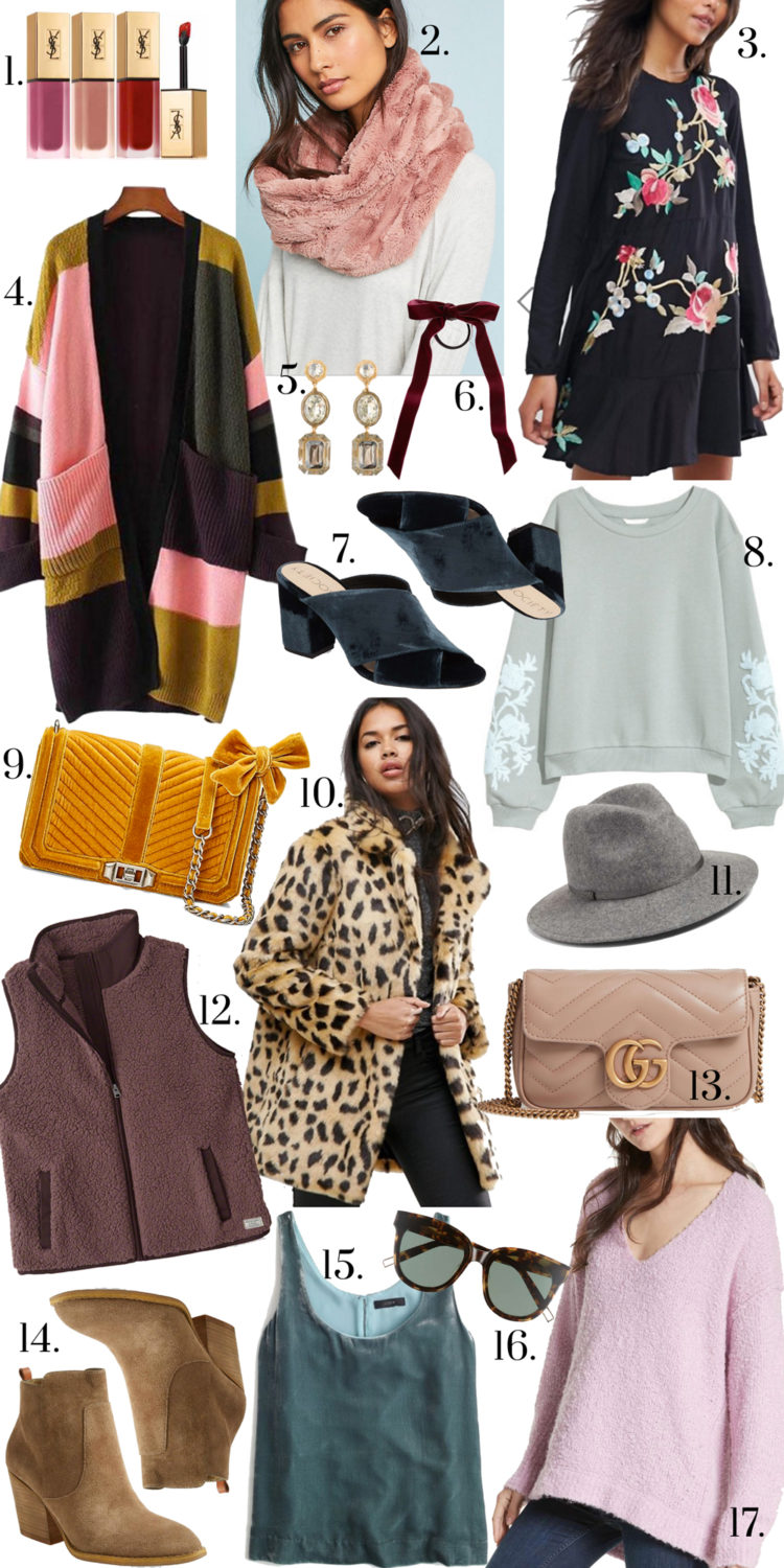 Fun Fall Wishlist / Must Have Fall Items