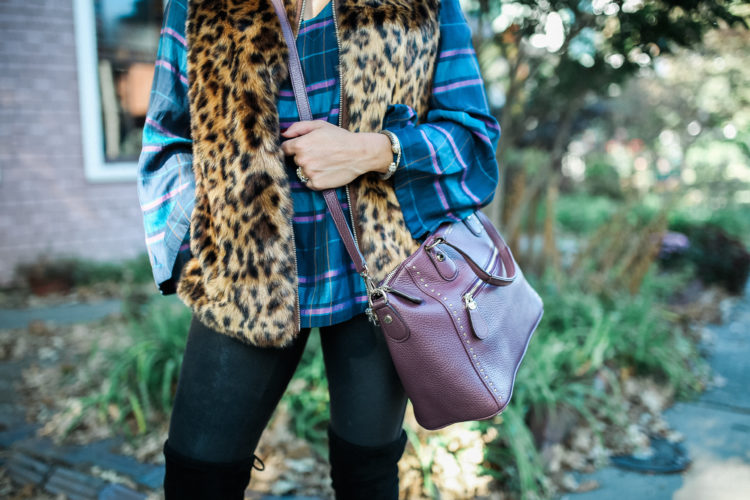 Fall Outfit Inspiration / Leopard Vest