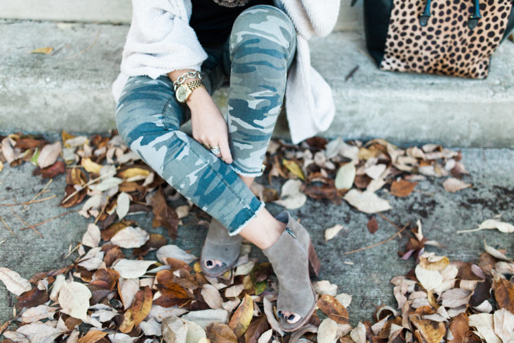 Camo Pants / Fall Outfit Idea