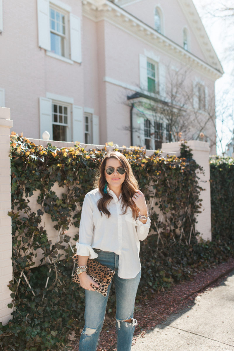 the best oversized white button down - Glitter & Gingham