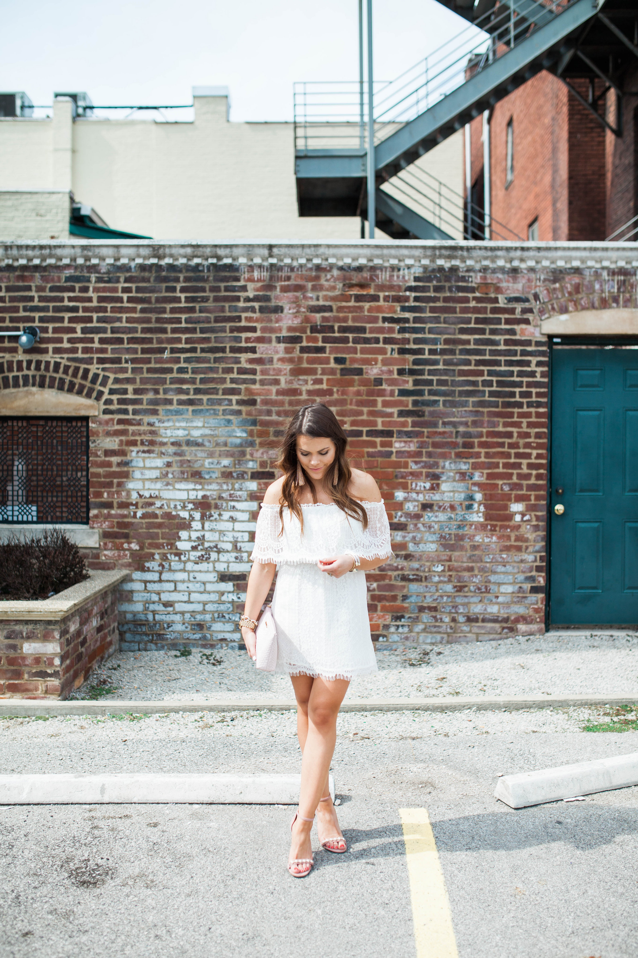 White Strapless Dress / White Dress for Brides to Be