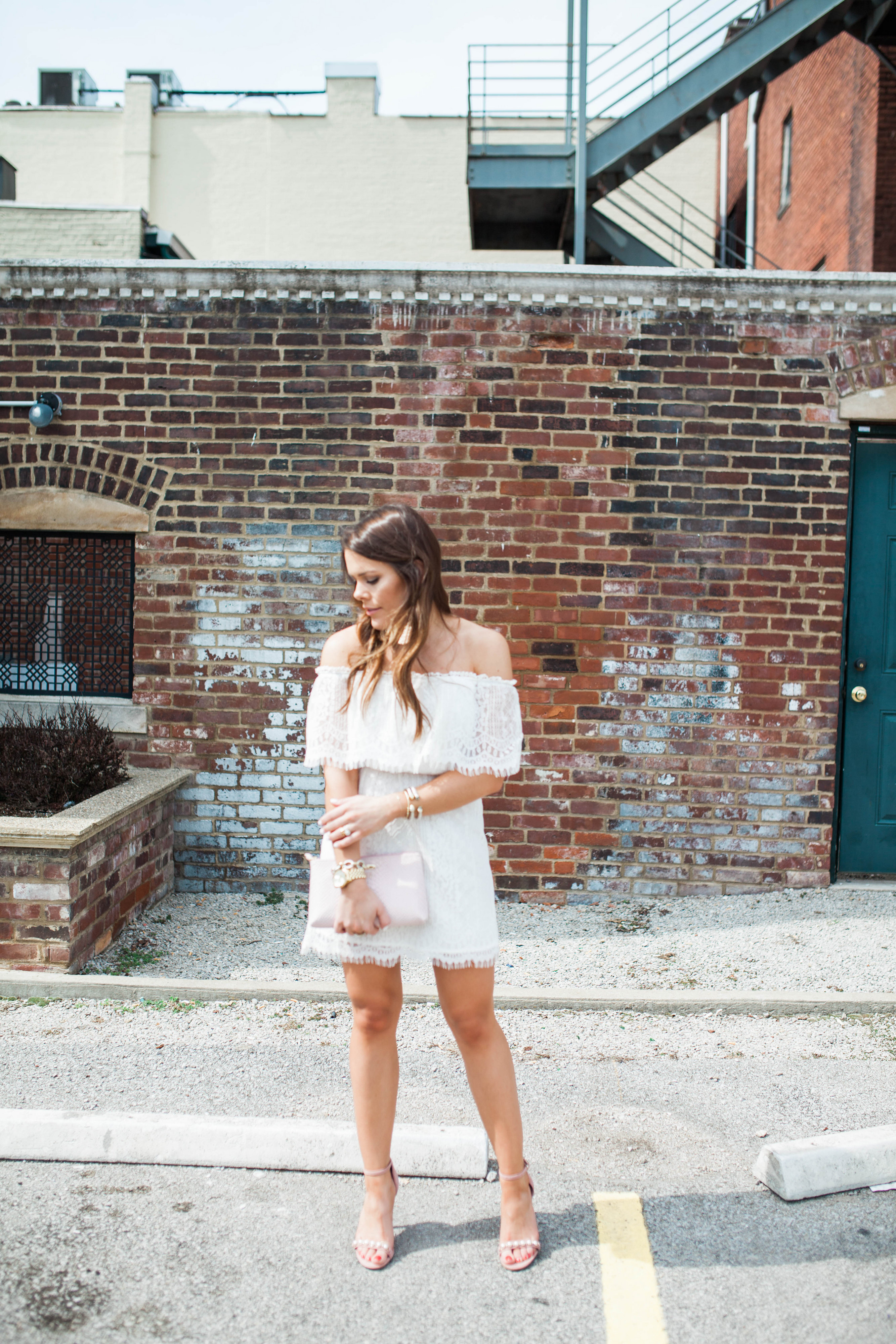 White Strapless Dress / White Dress for Brides to Be