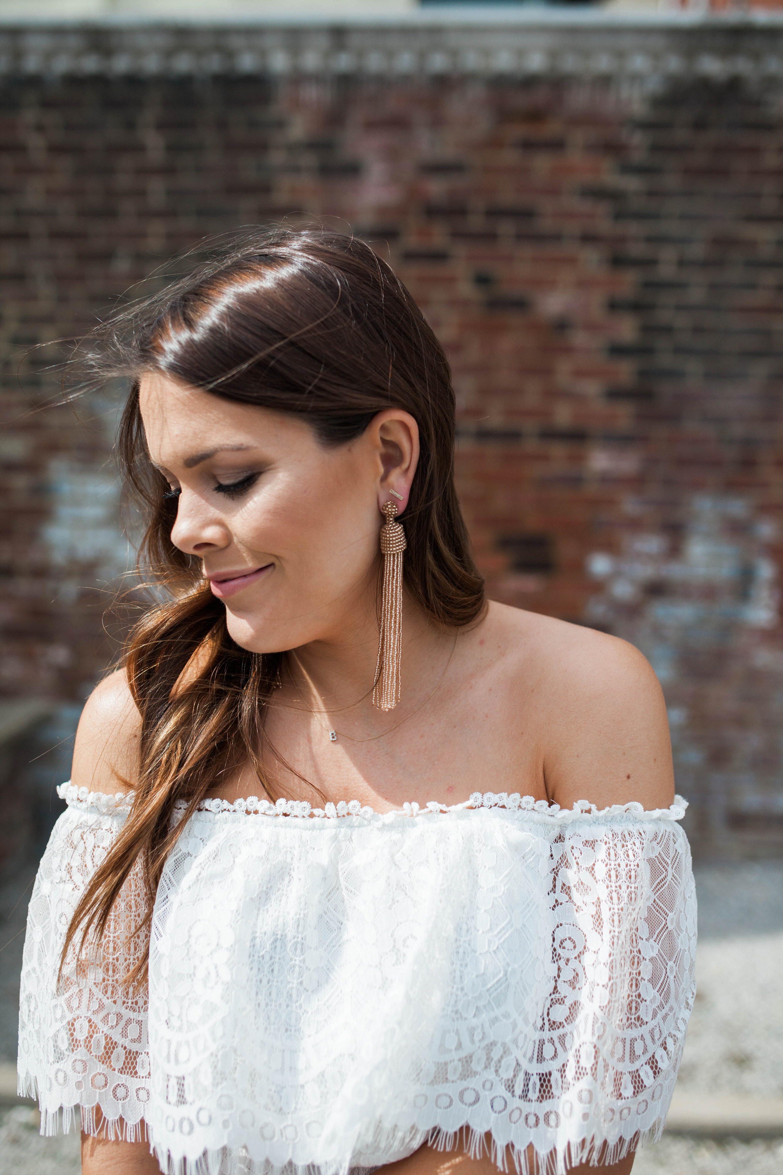 White Strapless Dress / White Dress for Brides to Be