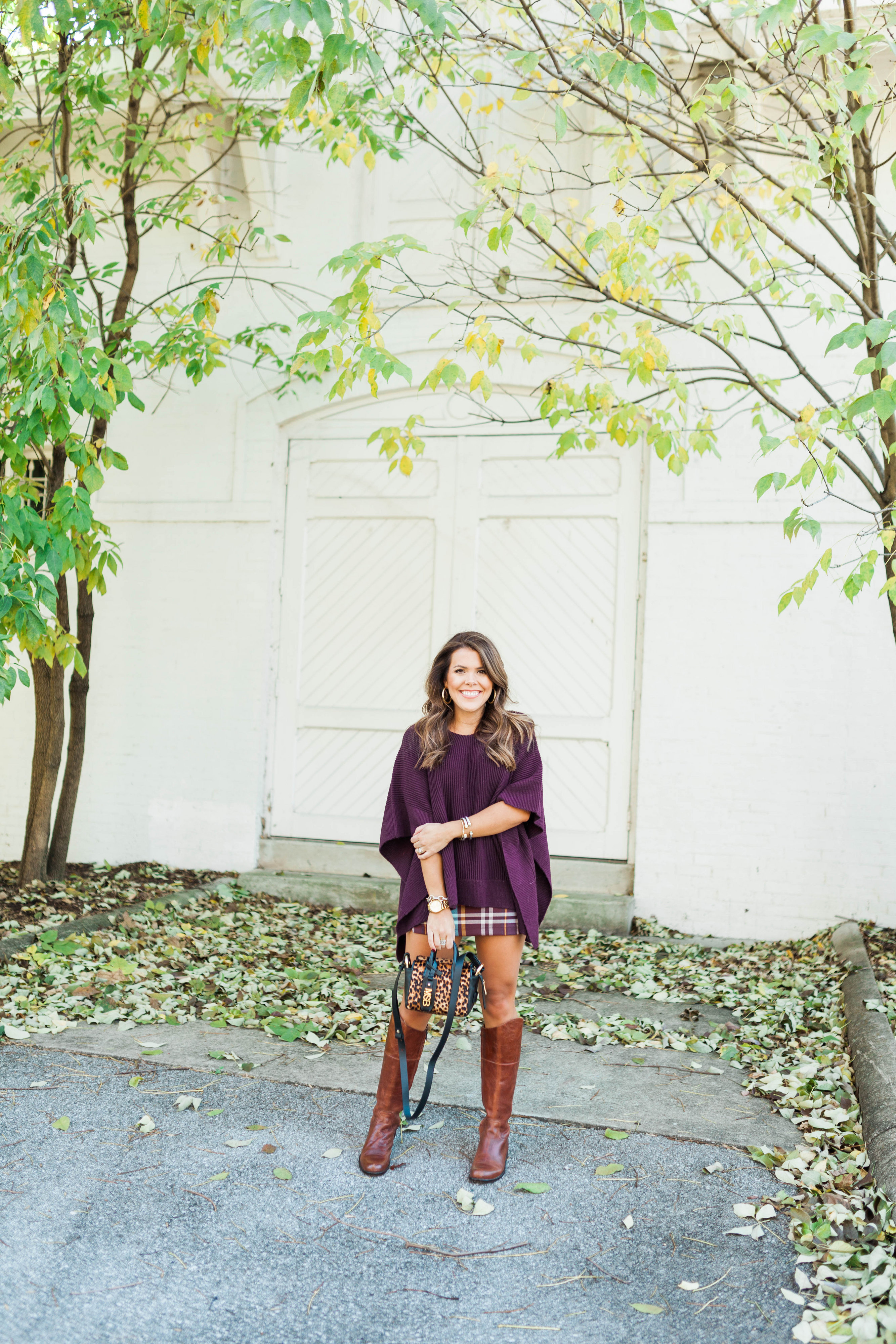 Fall Outfit / Plaid Mini Skirt