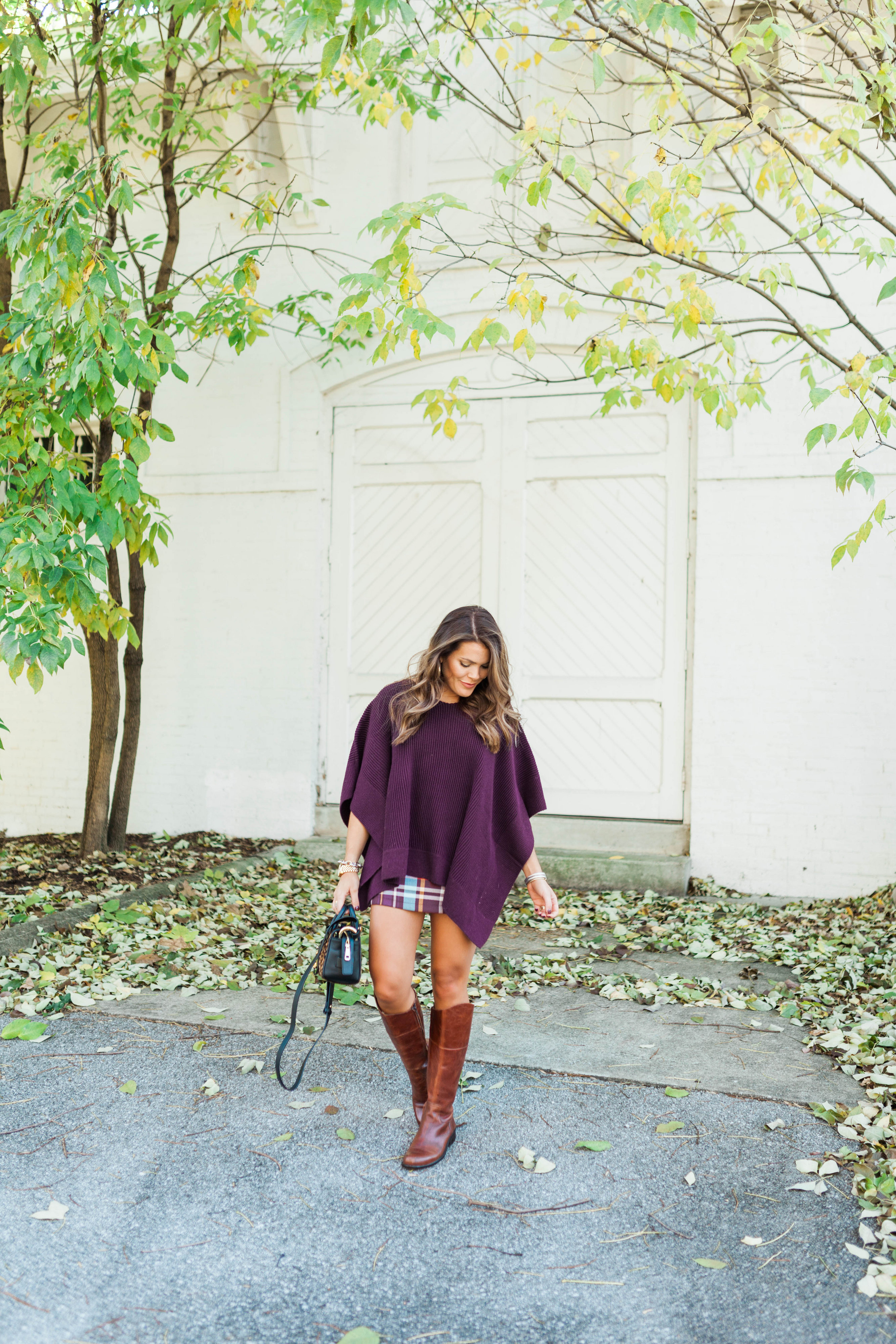 Fall Outfit / Plaid Mini Skirt