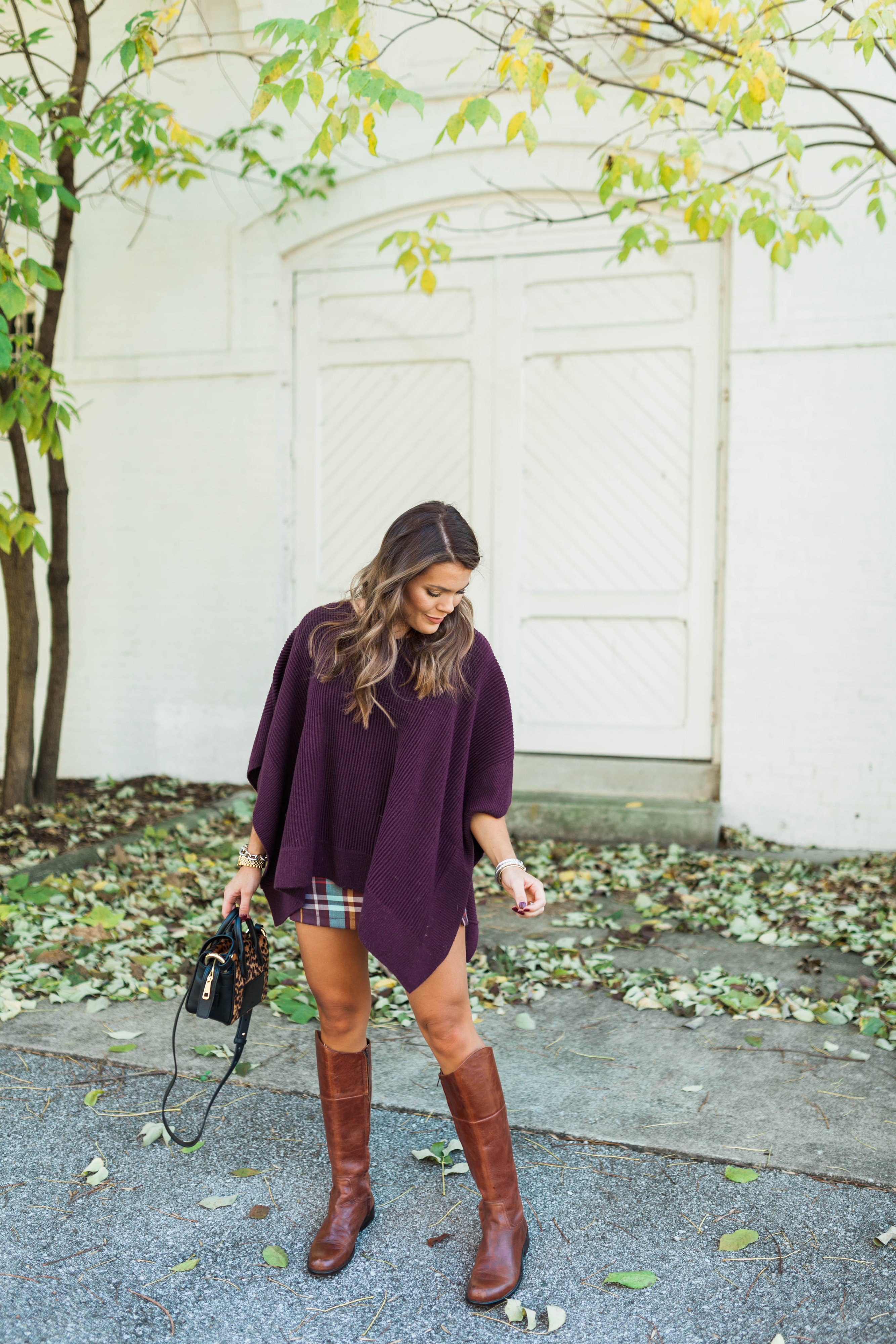 Fall Outfit / Plaid Mini Skirt