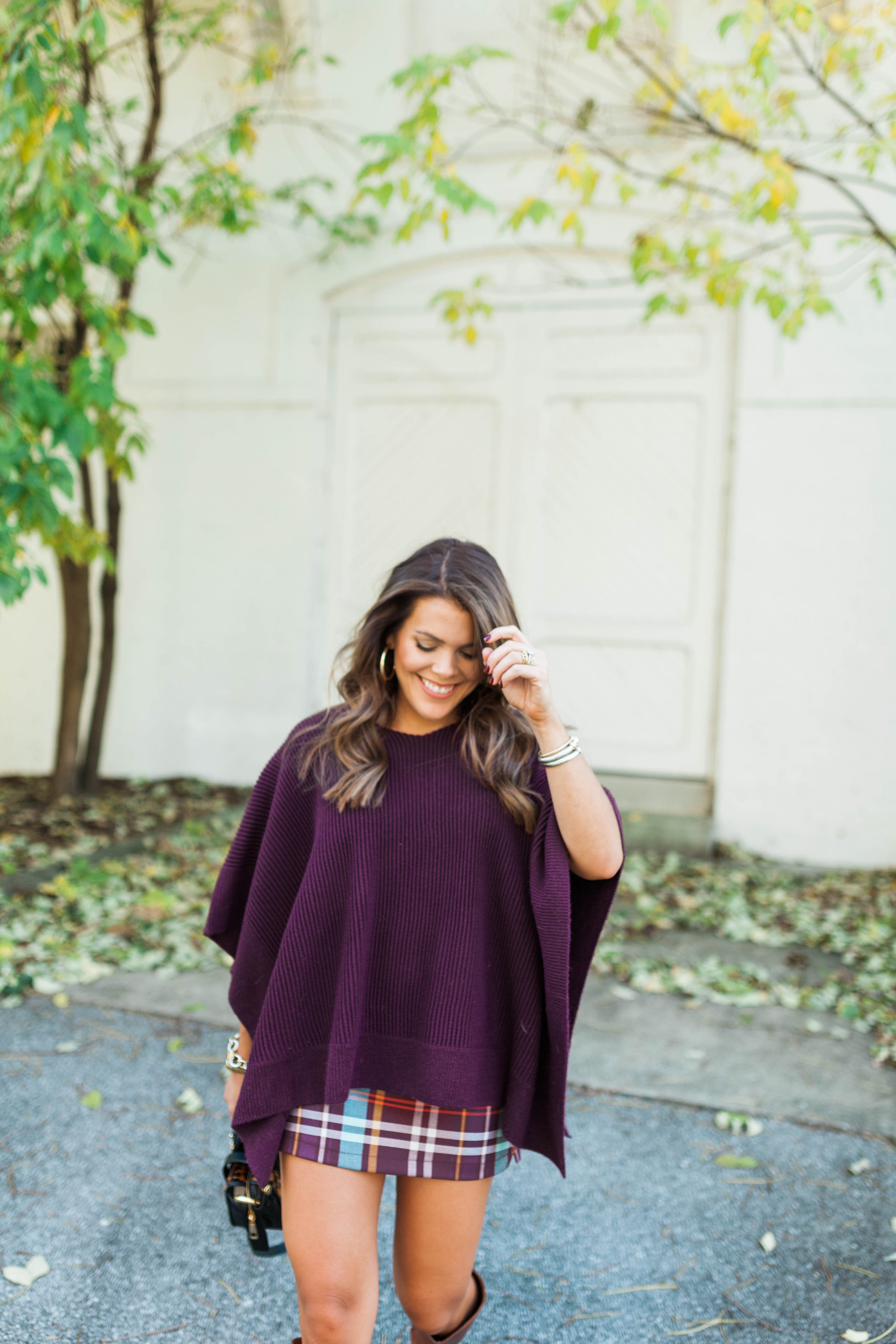 Fall Outfit / Plaid Mini Skirt