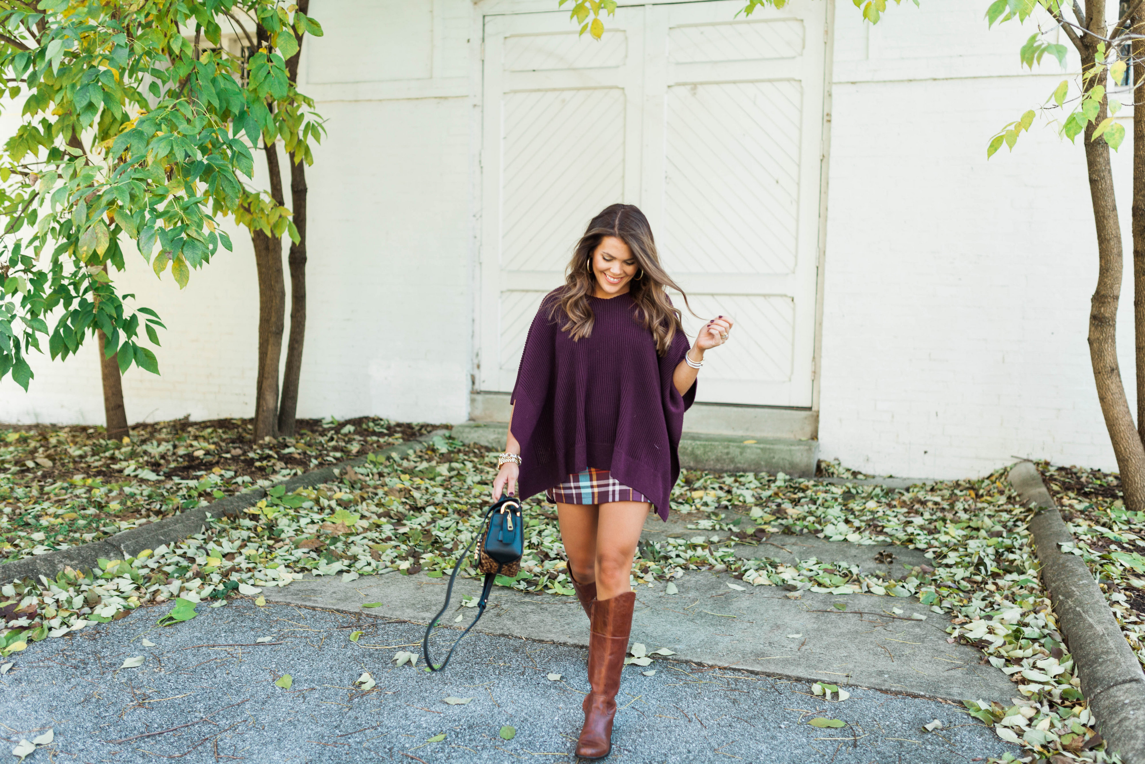 Fall Outfit / Plaid Mini Skirt