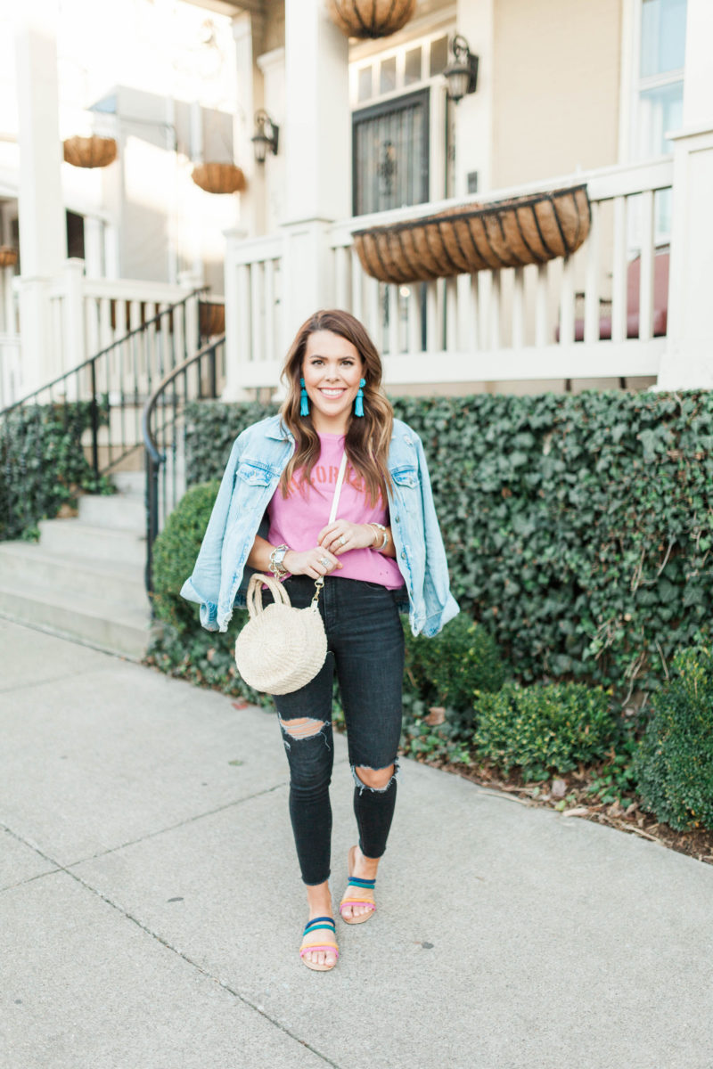 Denim on Denim for Spring - Glitter & Gingham