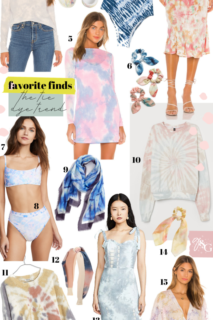 Favorite Finds: The Tie Dye Trend