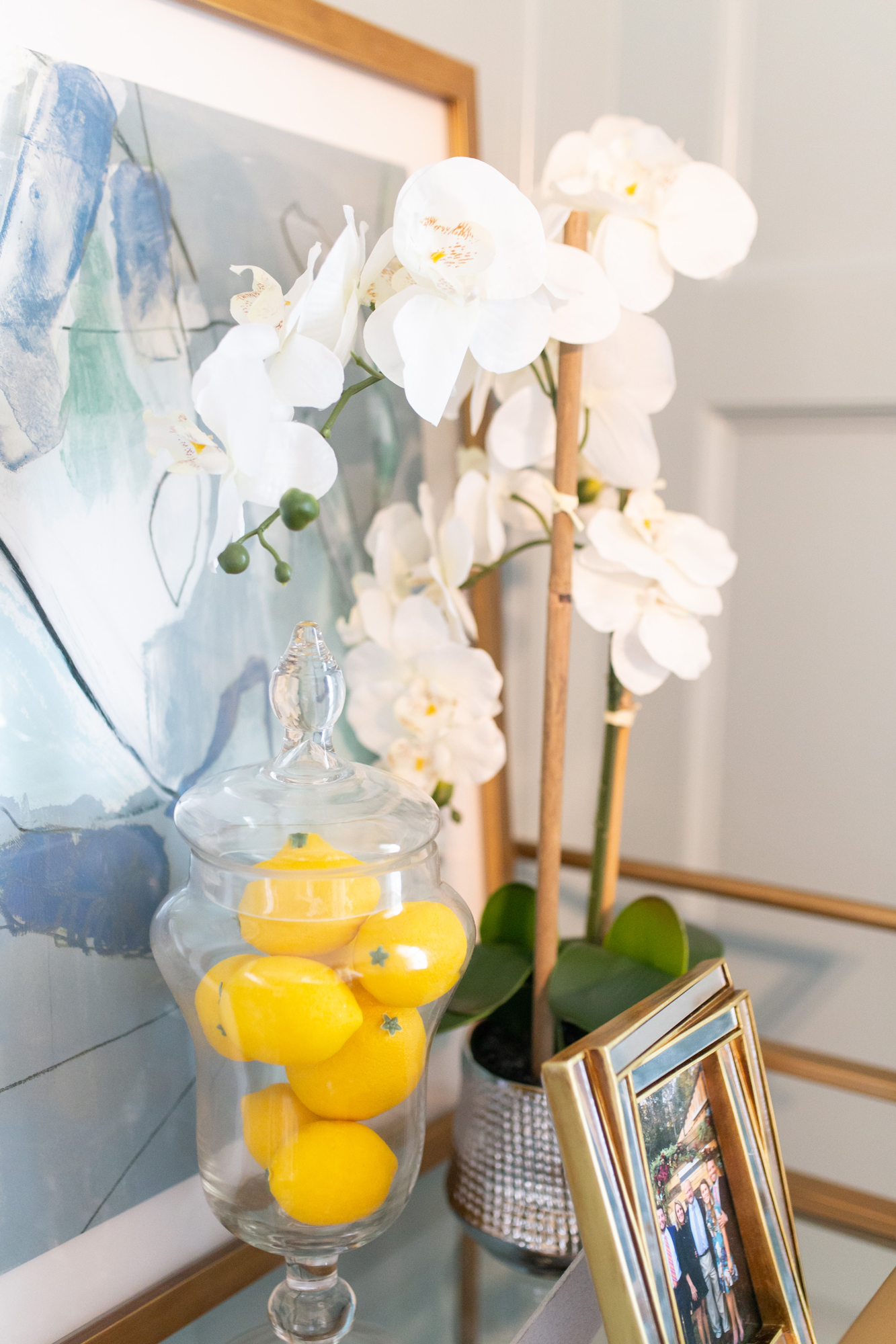 Bar Cart Styling / Glitter & Gingham 