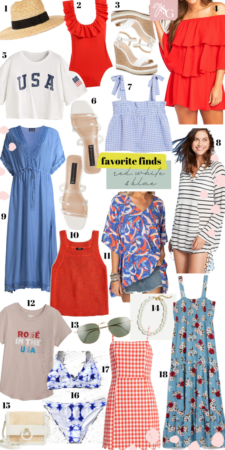 Favorite Finds: Red, White & Blue - Glitter & Gingham