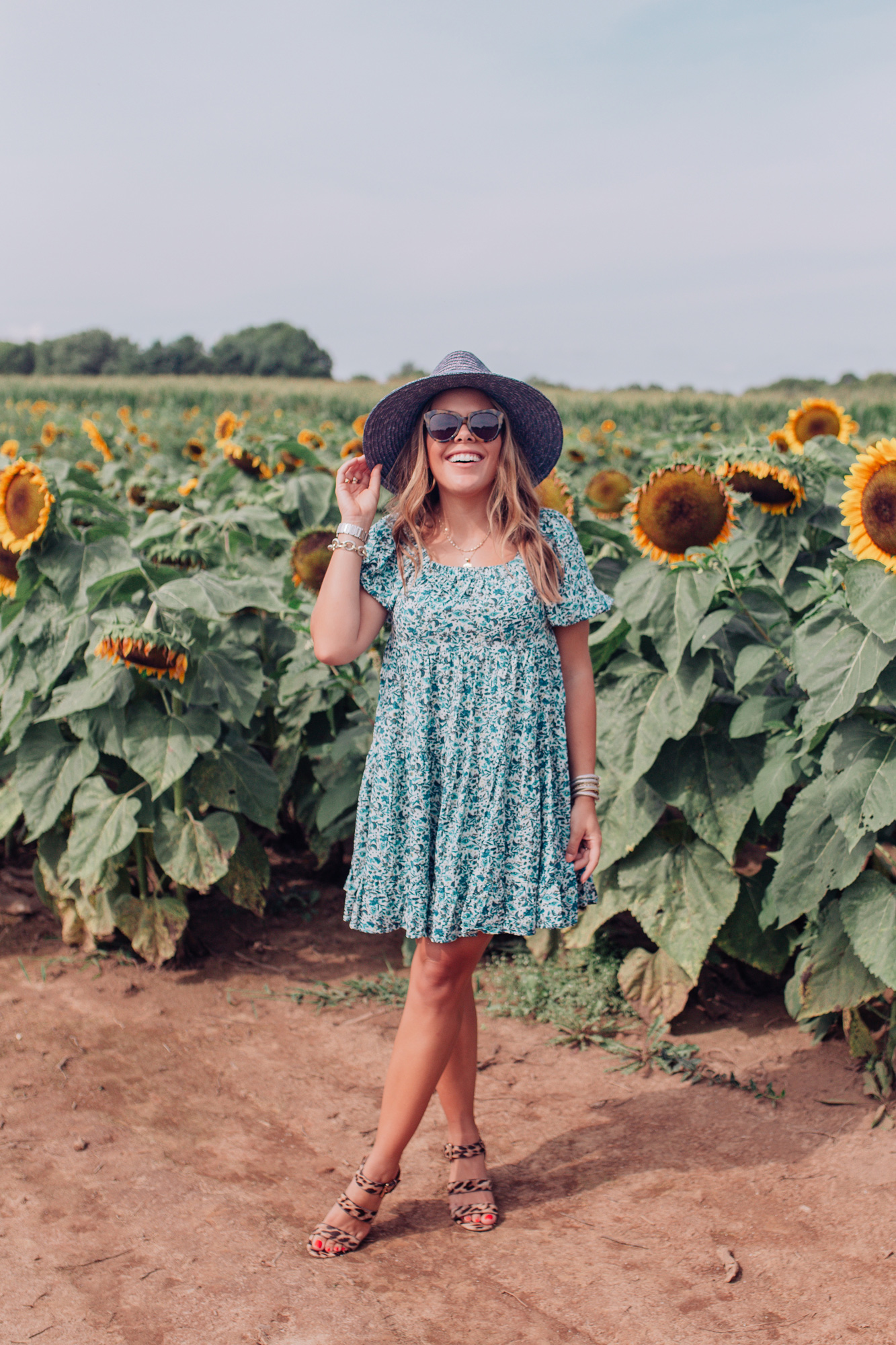 Summertime & a Kentucky Sunflower Field - Glitter & Gingham