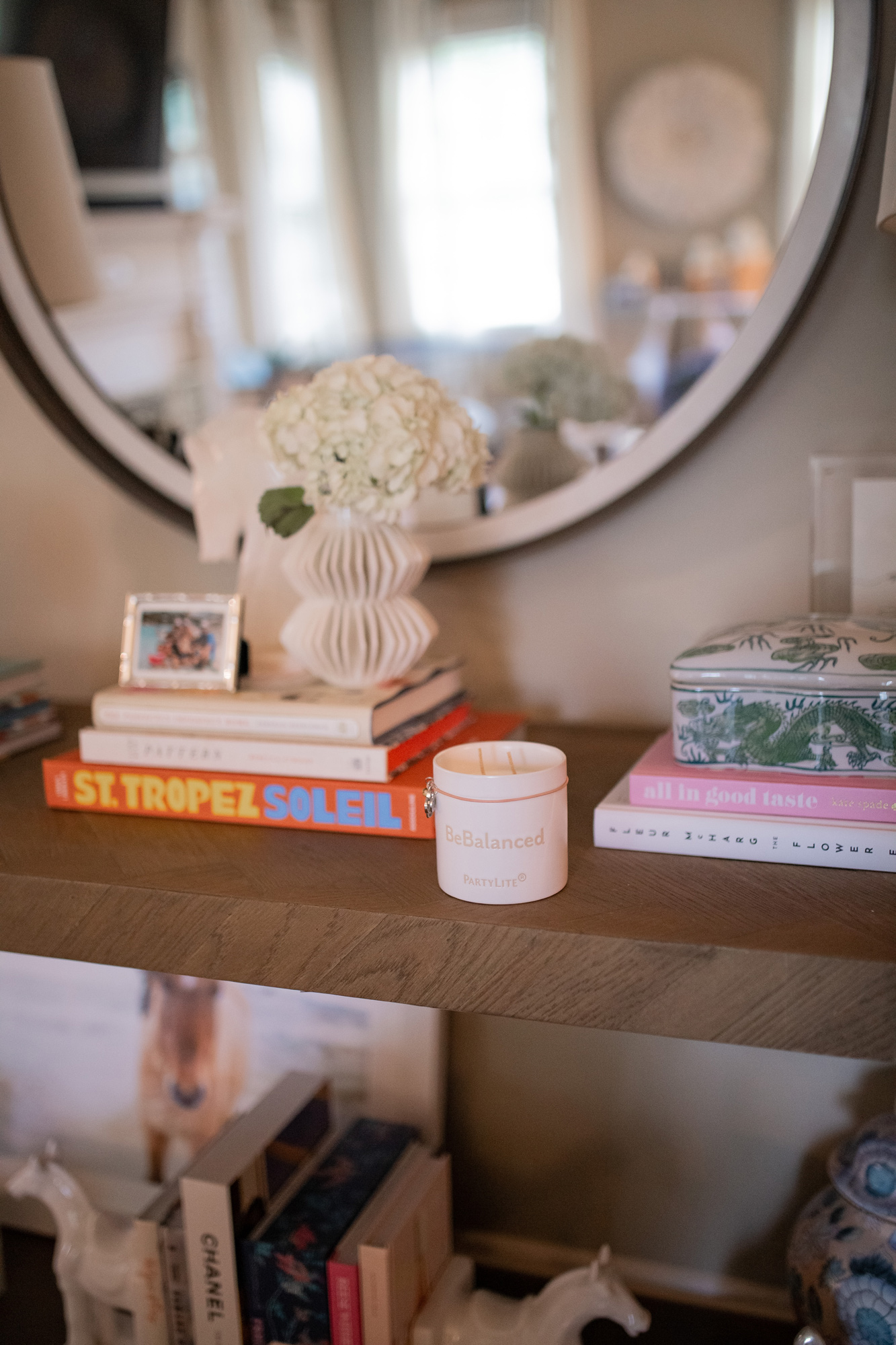 How to style a living room console / Glitter & Gingham 