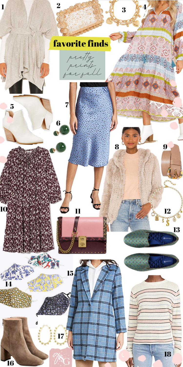 Favorite Finds Pretty Prints for Fall / Glitter & Gingham