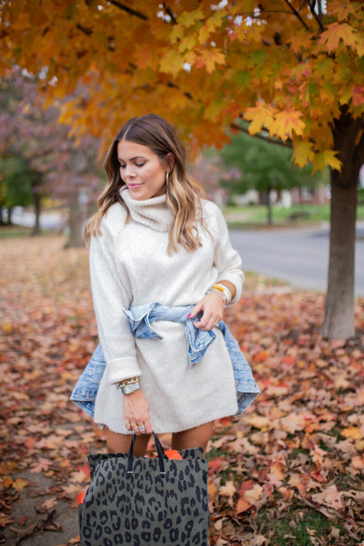 Sweater Dress Style / Glitter & Gingham