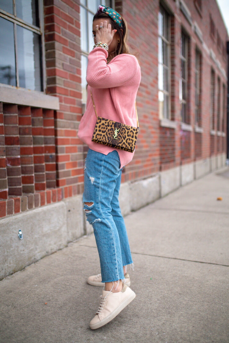 Favorite Sweater for Spring / Glitter & Gingham