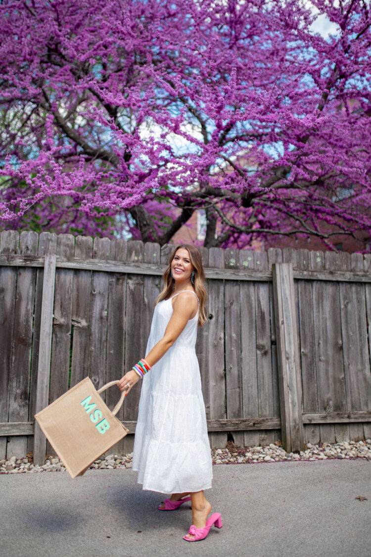 White Dresses for Summer / Glitter & Gingham