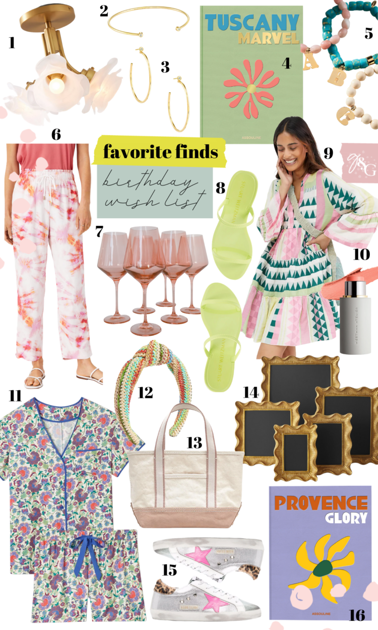 Favorite Finds: Birthday Wish List / Glitter & Gingham