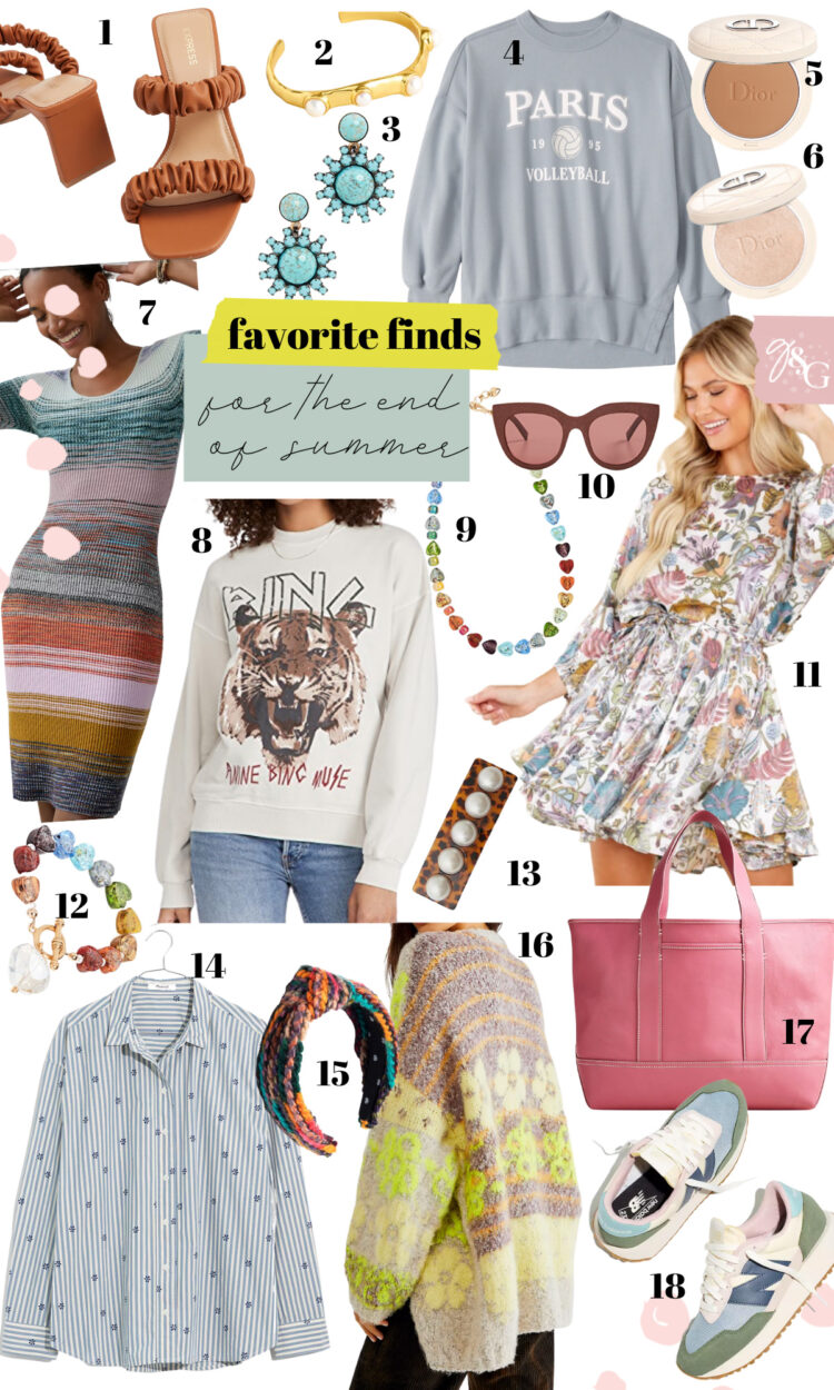 Favorite Finds for the end of summer / Glitter & Gingham