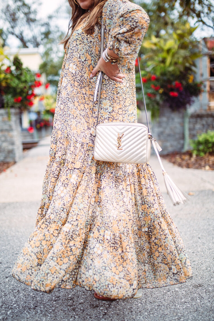 Free People Feeling Groovy Maxi Dress / Glitter & Gingham