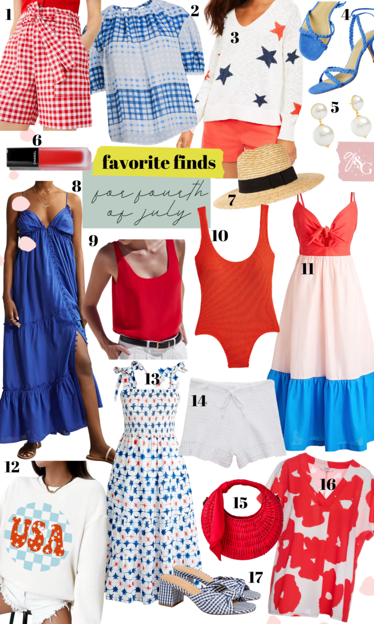 Favorite FInds for the Fourth of July / Glitter & Gingham